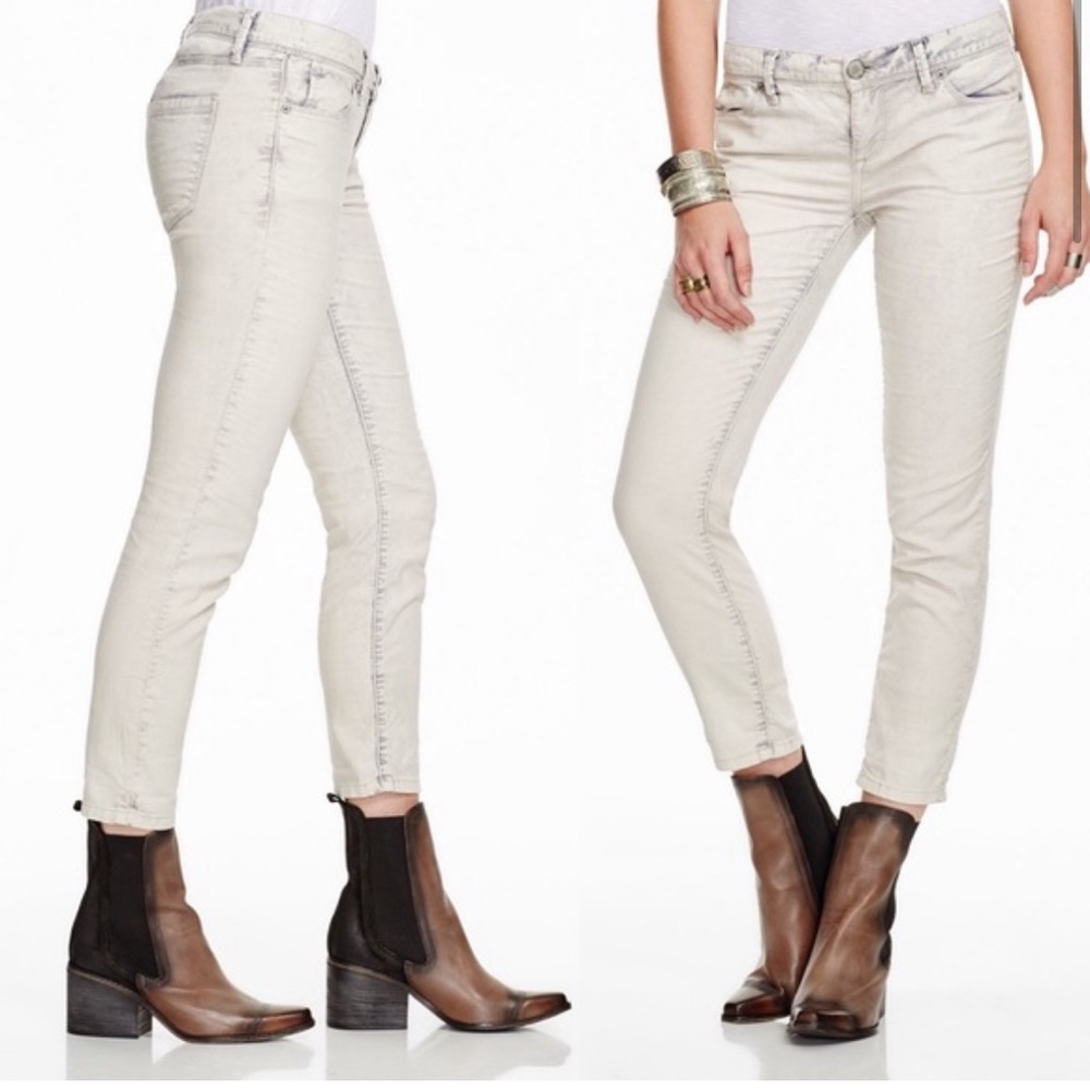 NWT free people native wash stretch skinny jeans size 26